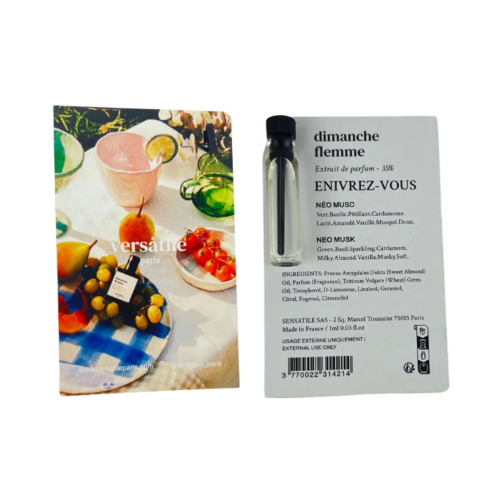 Dimanche Flemme 1ml Vial