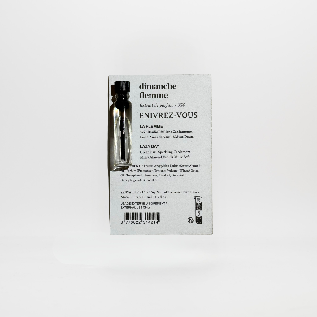 Dimanche Flemme 1ml Vial